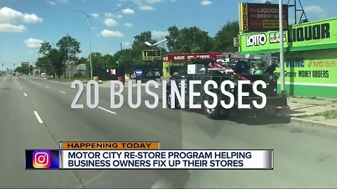 Motor City Re-Store program helping business owners fix up their stores