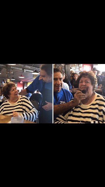 Brother surprises sister on her birthday with clever disguise