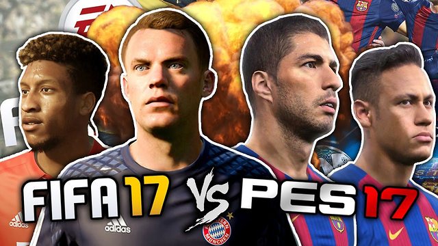 FIFA 17 vs. PES 2017 | The Ultimate Football Game?! | #FFO