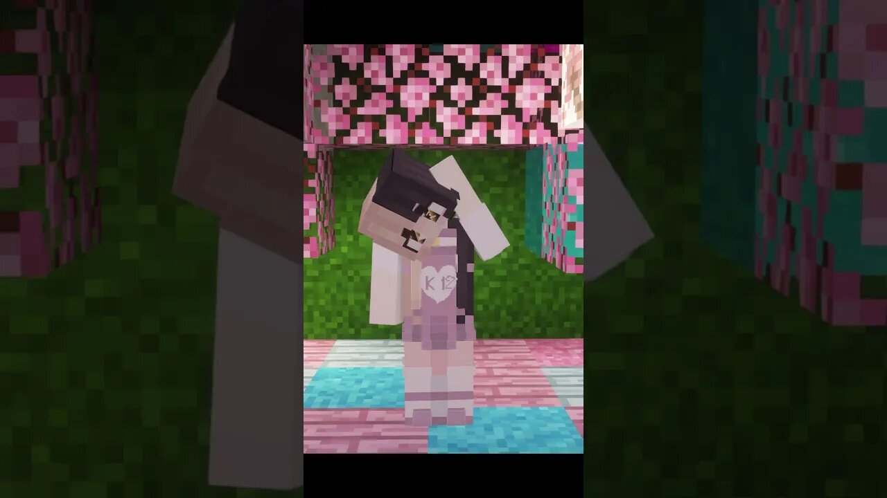 Breaking all my limbs for you in Minecraft #minecraft #shorts #melaniemartinez