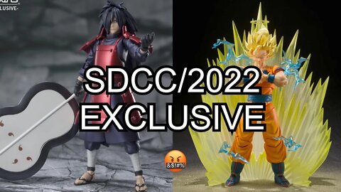 S.H.FIGUARTS GOKU SSJ2 & MADARA UCHIHA SDCC/2022 EXCLUSIVE