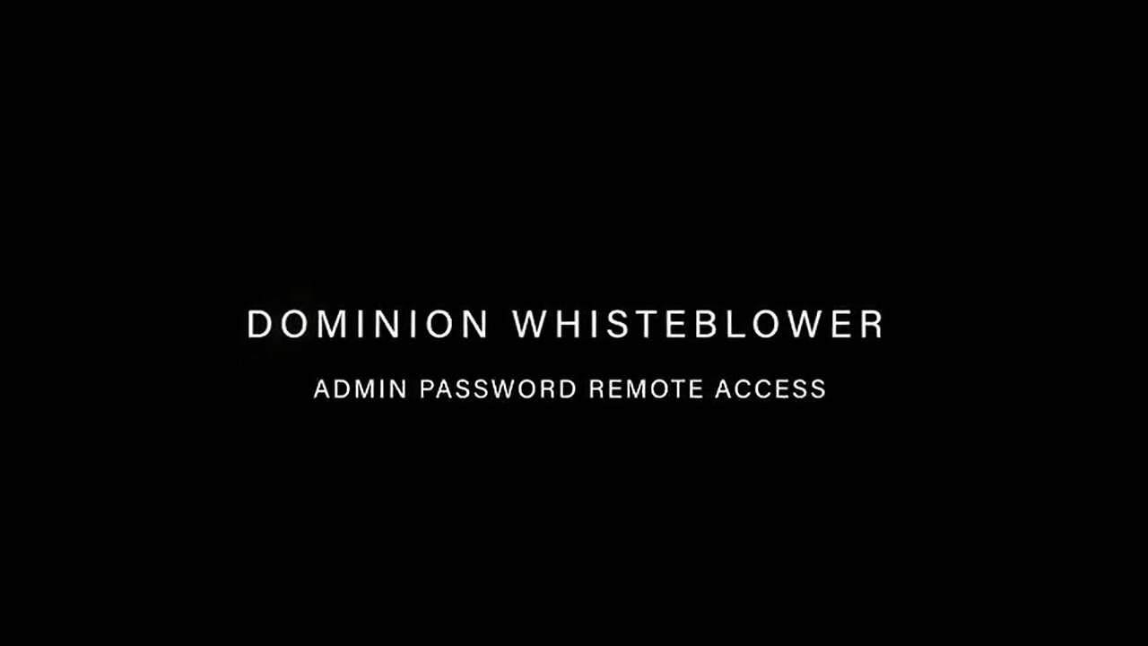 Dominion Whistleblower Comes Forward & Provides Video That the States Have BIOS Passwords - 8-3-21