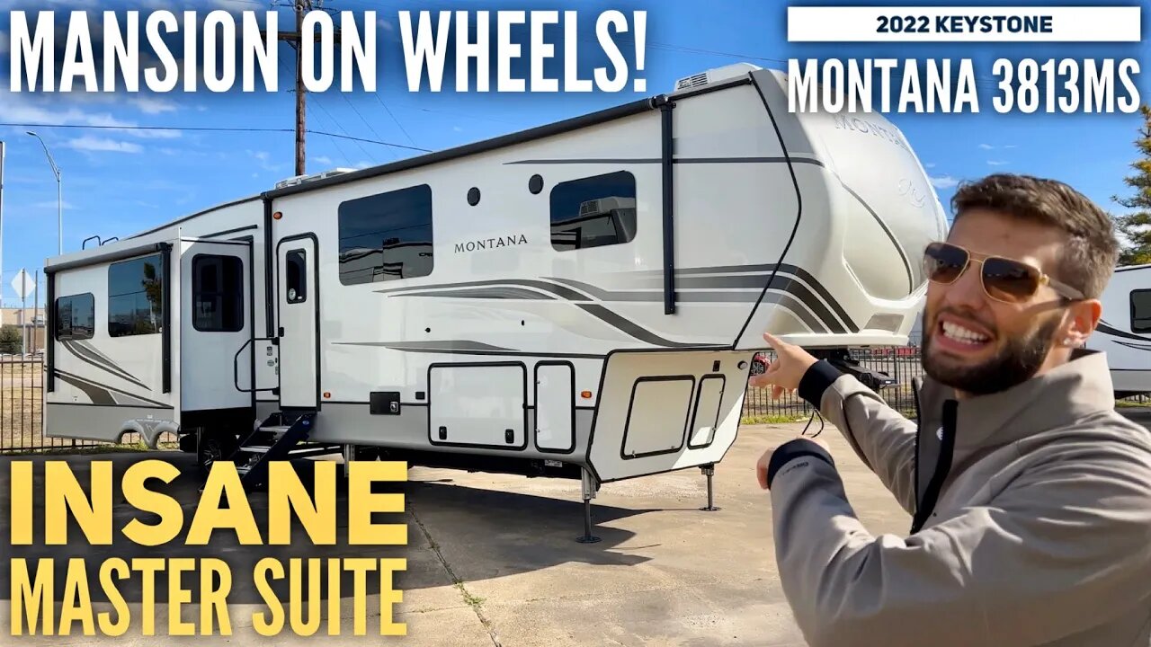 MANSION ON WHEELS with a MASTER SUITE! 2022 Keystone Montana 3813MS