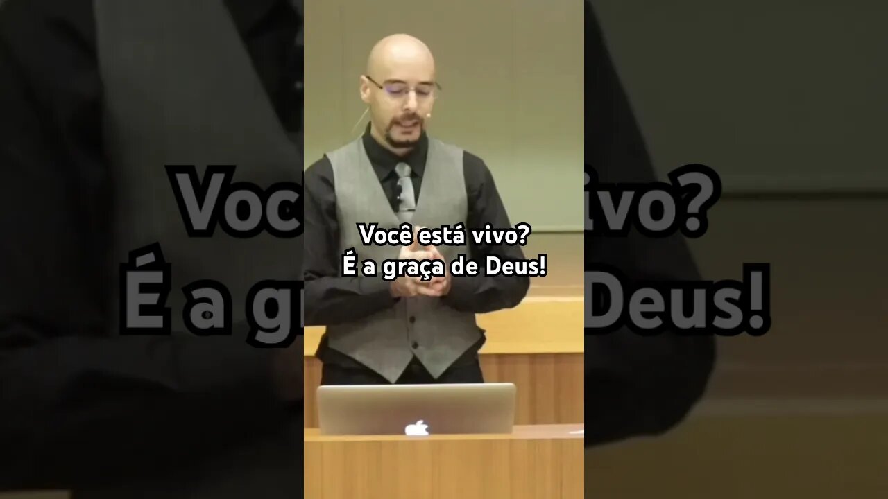 Se você está vivo, é a pura graça de Deus. Glauber Manfredini