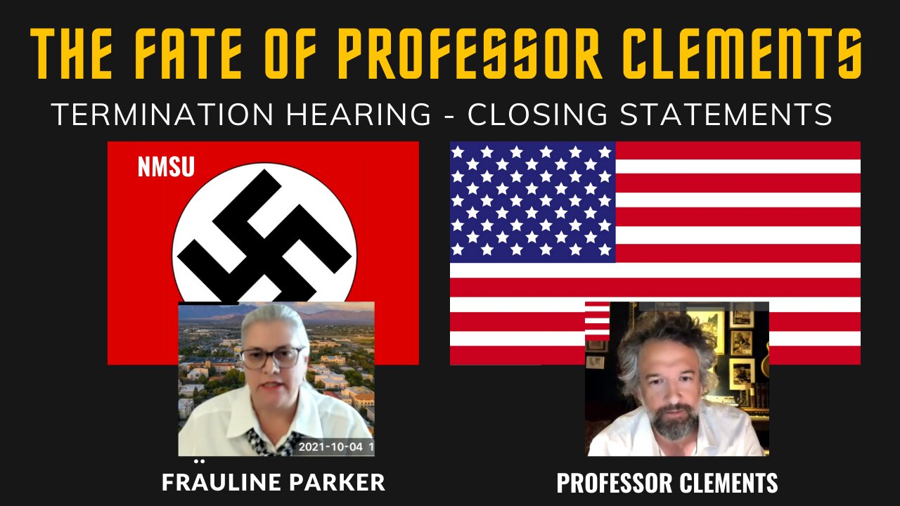 Professor Clements Termination Hearing - Closing Statements
