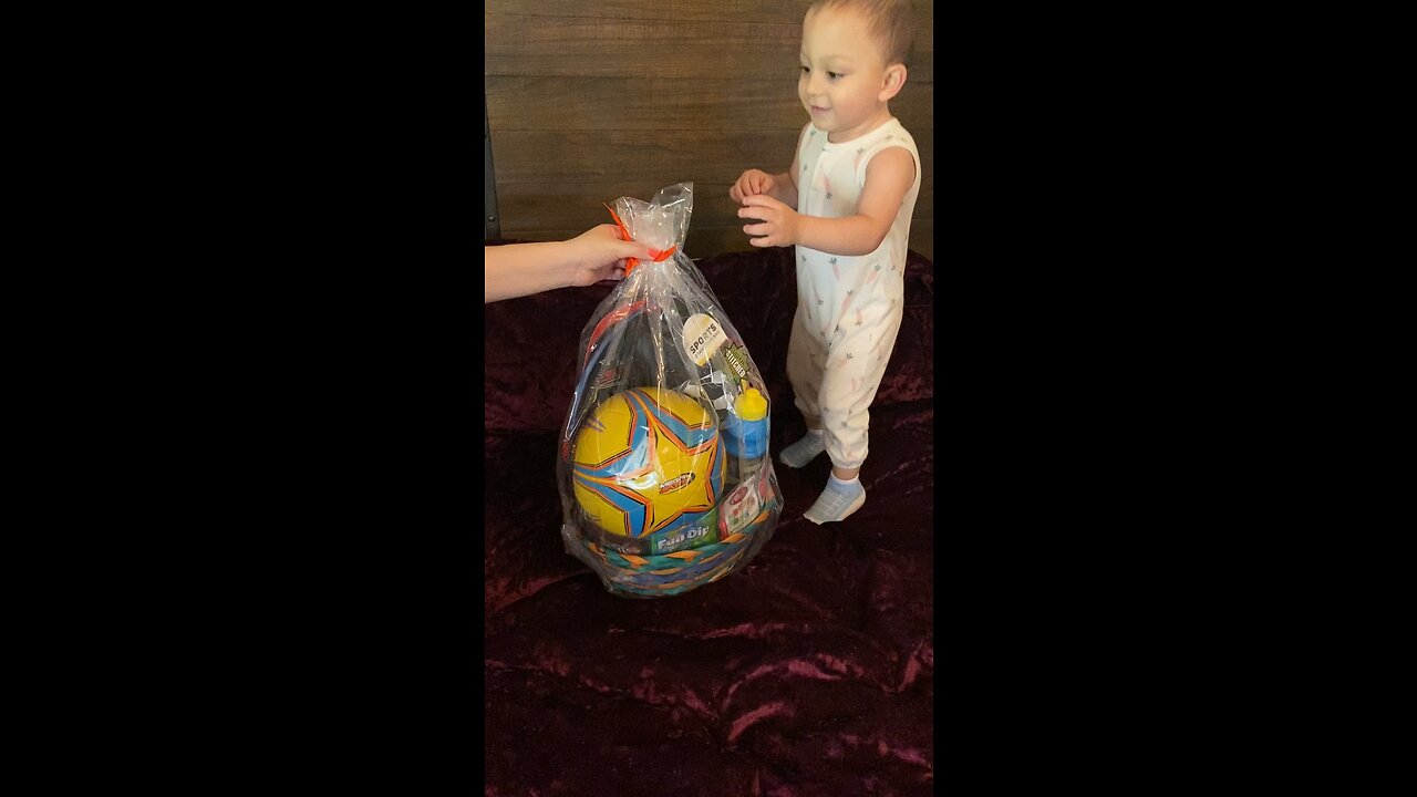 His Happy Easter Basket. #happyeaster #baby #lol #fun