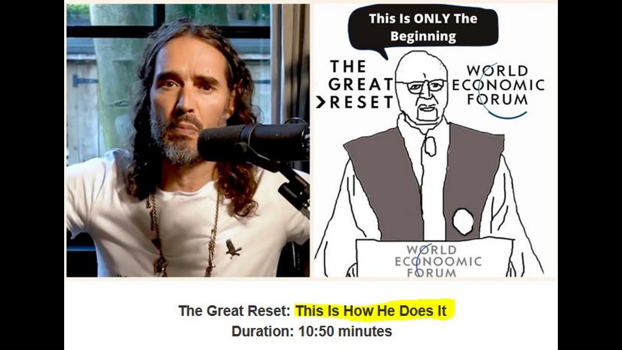 RUSSELL BRAND: "THE GREAT RESET, This is how he does it"! Merkel, Jens Spahn, Zuckerberg, Trudeau...