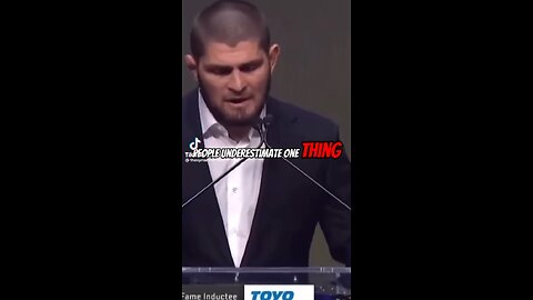 Khabib’s Speech