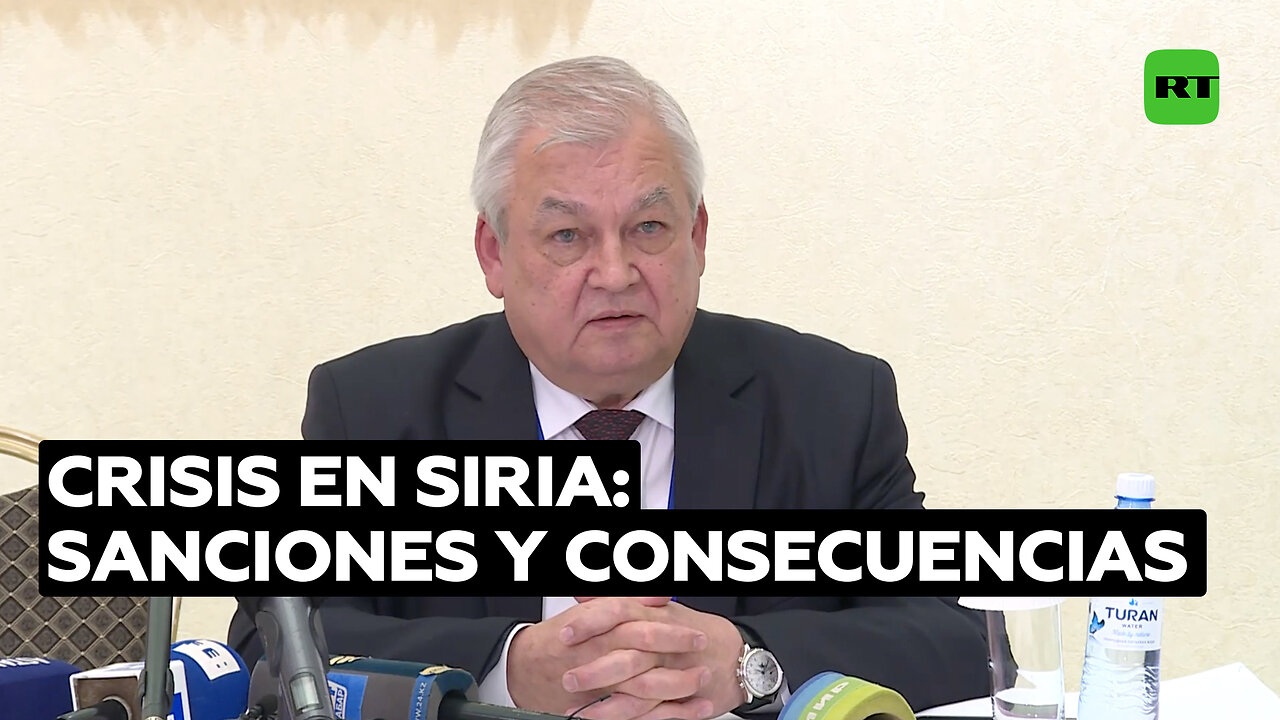 Enviado especial ruso critica endurecimiento de sanciones en Siria