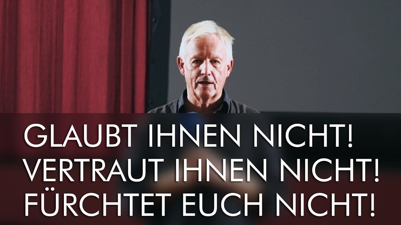 Pfarrer Fliege-Glaubt ihnen nicht!Vertraut ihnen nicht!Fürchtet Euch nicht!@NuitDebout Munich🙈