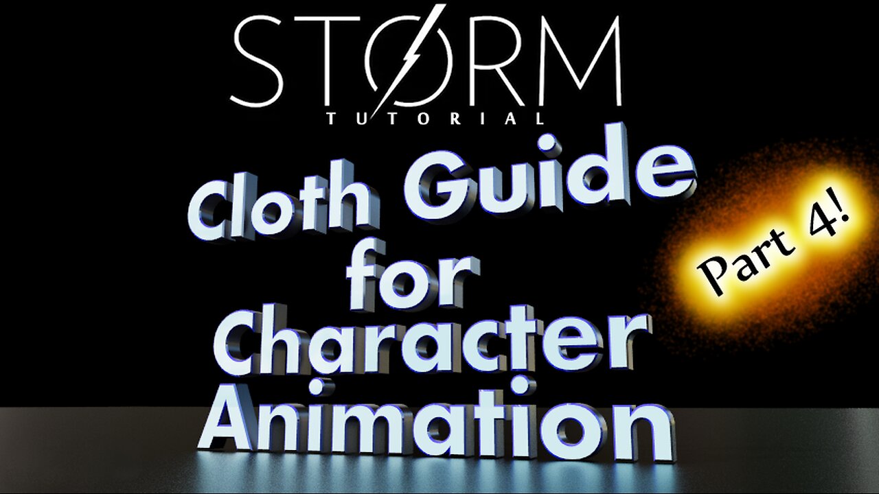 Tutorial - Cloth Guide for Character Animation Part 4