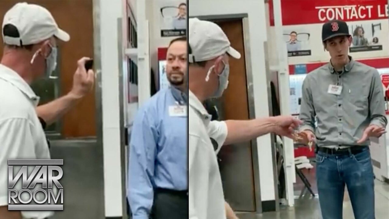 Psychotic Liberal Freaks Out When No One Is Wearing A Mask At Grocery Store