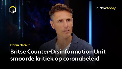 Britse Counter-Disinformation Unit smoorde kritiek op coronabeleid