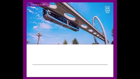 چین کی پہلی معلق مونو ریل ٹرین جسے چلانے کیلئے انسانوں کی ضرورت نہیں