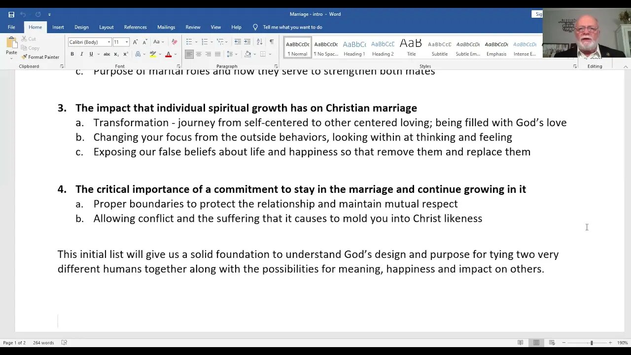 Wisdom for Living - Marriage