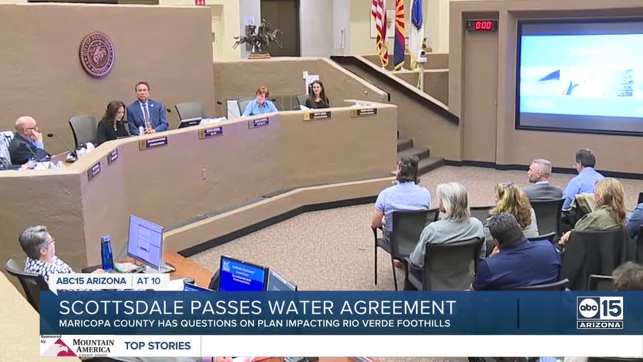 City of Scottsdale approves temporary agreement with Rio Verde Foothills for water supply