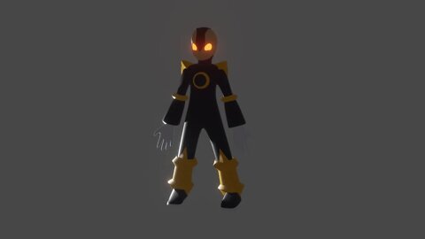 Blender Male Grindset - Bass from Mega Man Battle Network part 13