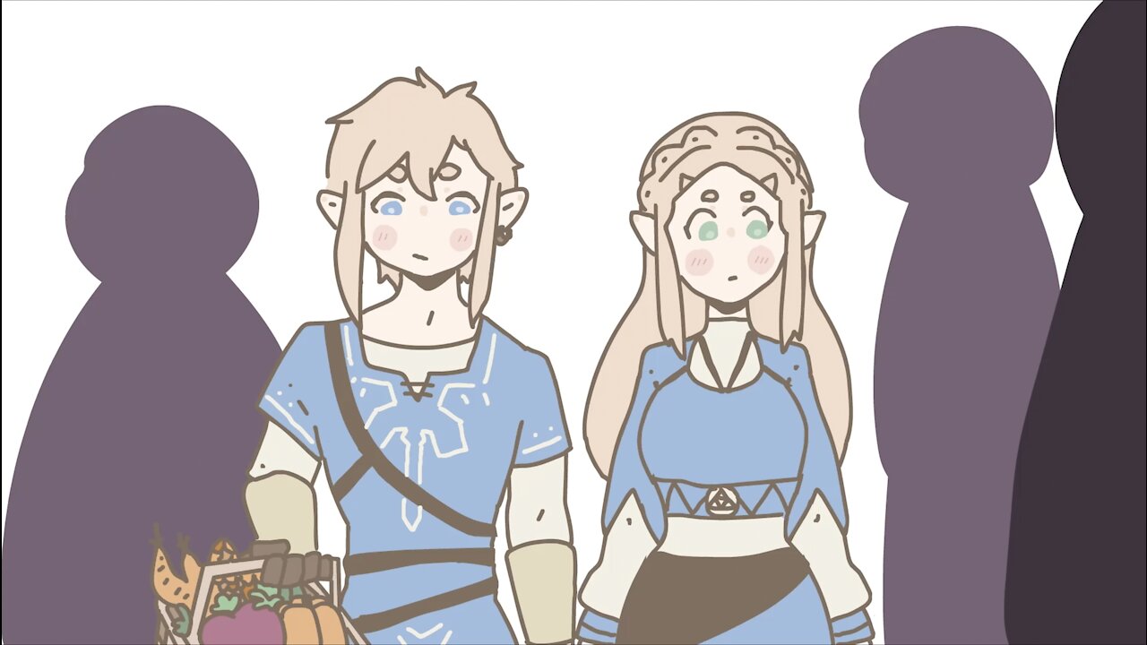 groceries : a zelink fan animation (BOTW AU)