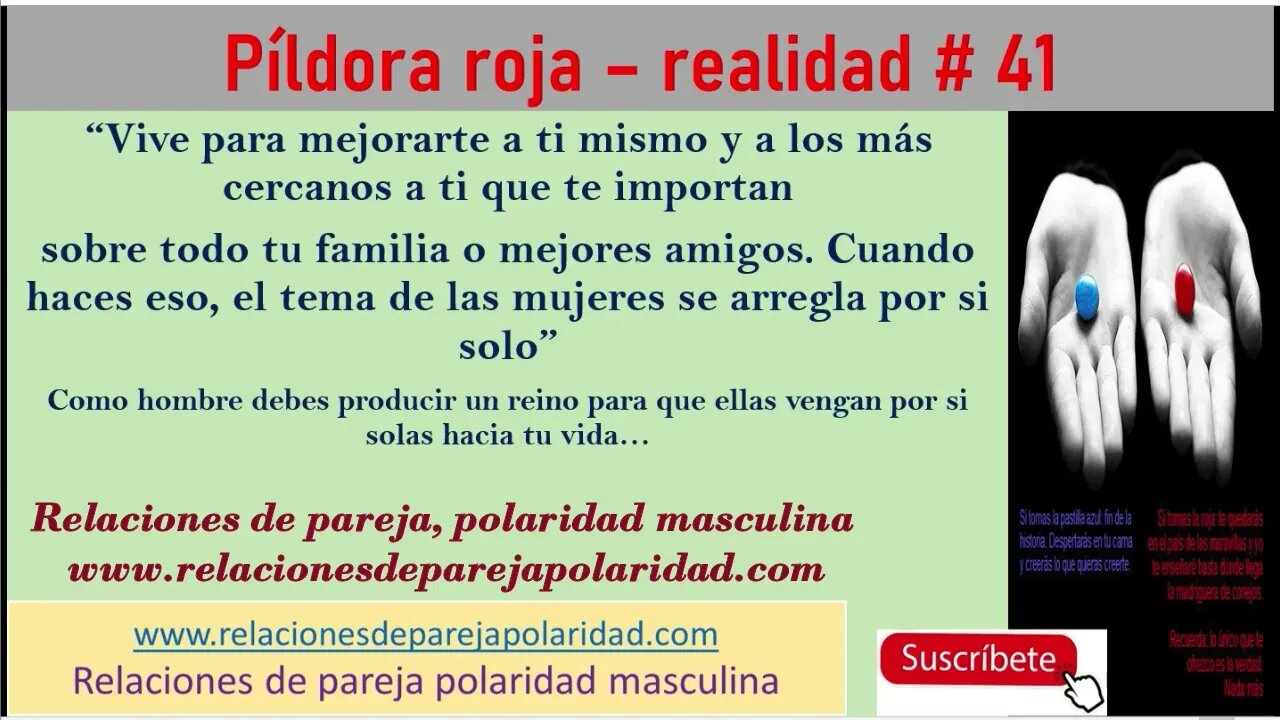 Píldora roja – realidad # 41