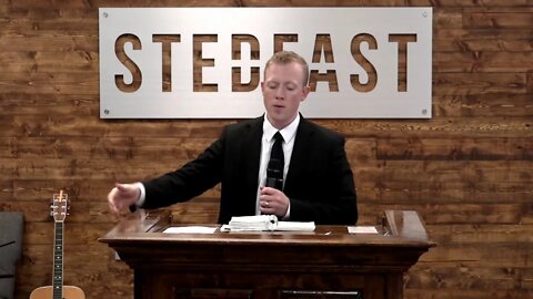 Baptism - Pastor Jonathan Shelley | Stedfast Baptist Church