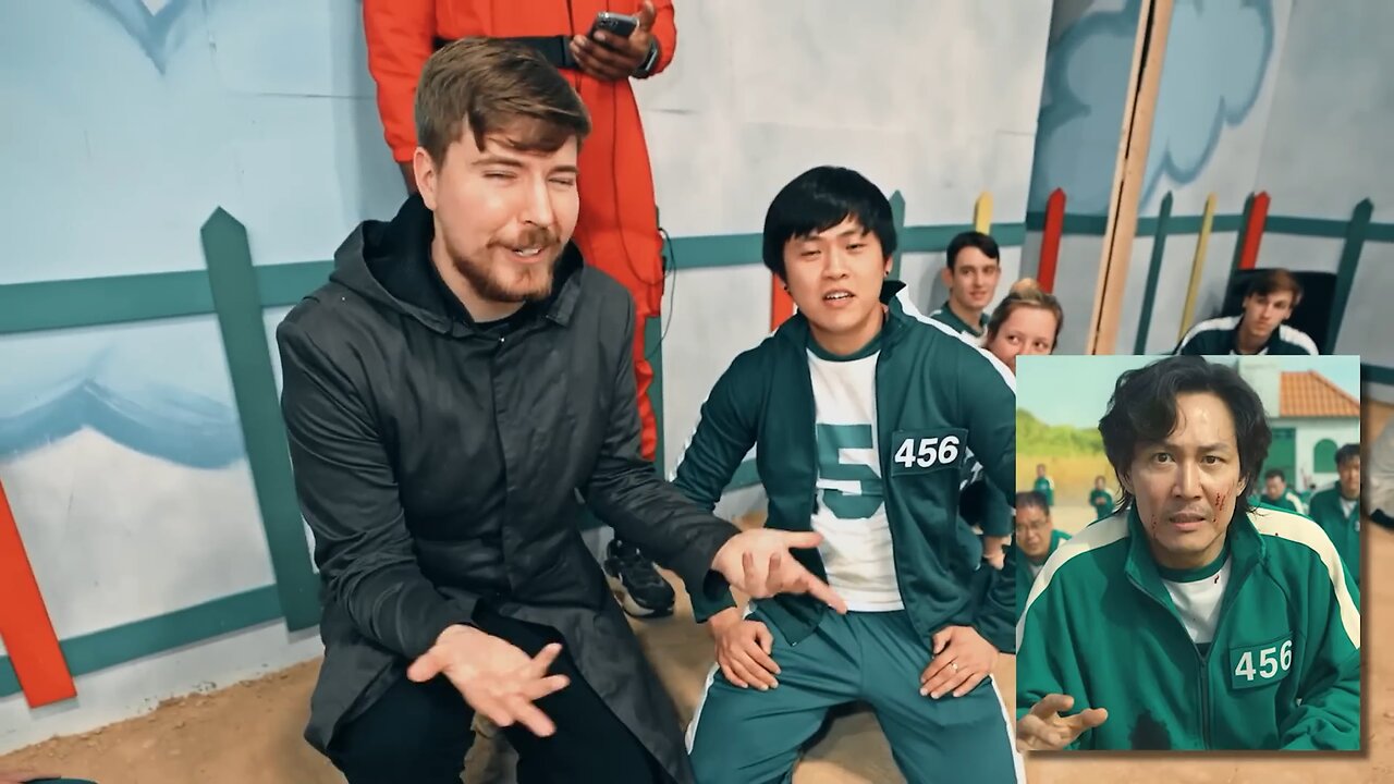 Mrbeast recreated squid game in real life!