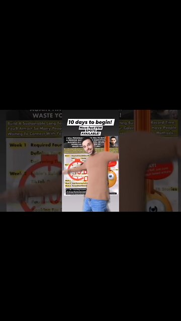 9 days left now! Claim your spot by private messaging me.