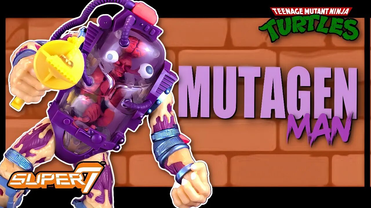 Super7 Teenage Mutant Ninja Turtles Ultimates Mutagen Man Figure @The Review Spot
