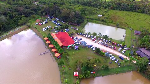 Imagens Aereas do 1º Torneio de Pesca em Alta Floresta no Pesque Pague Pantanal