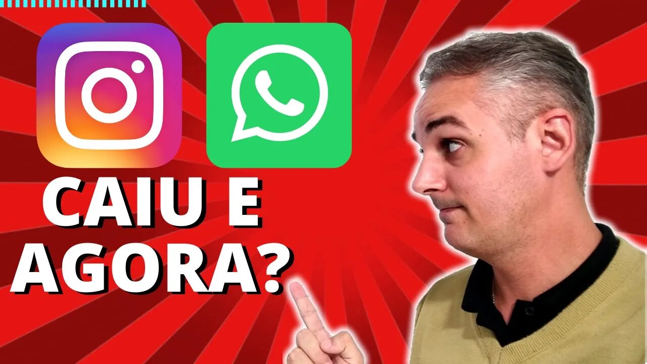 WHATSAPP E INSTAGRAM CAIU, INSTABILIDADE NA REDE