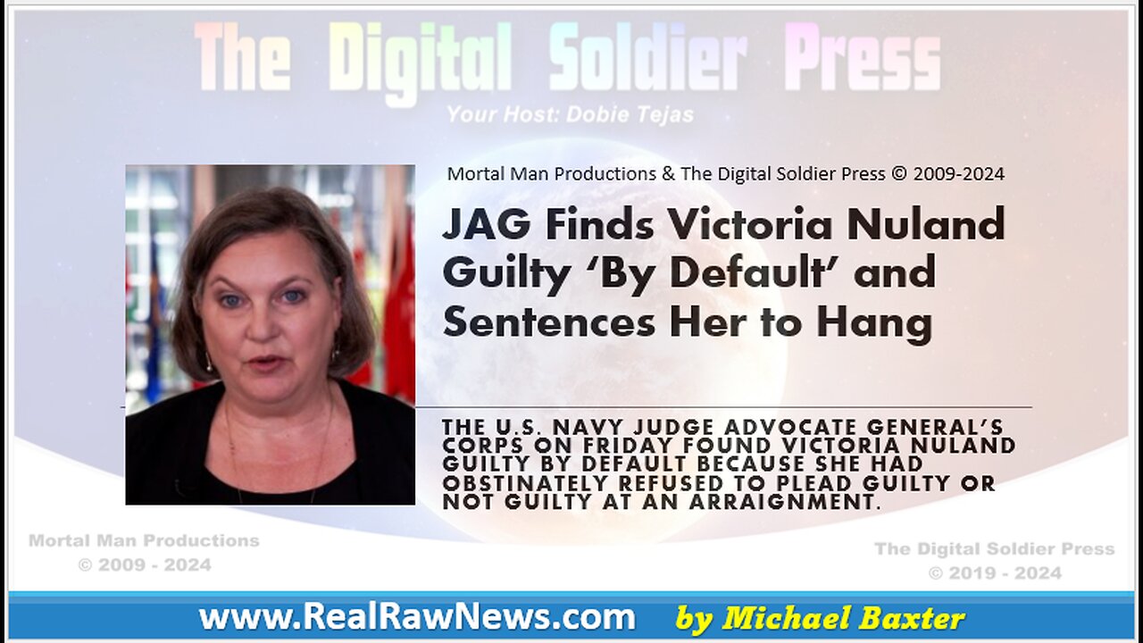 JAG Finds Victoria Nuland to Hang April 16, 2024