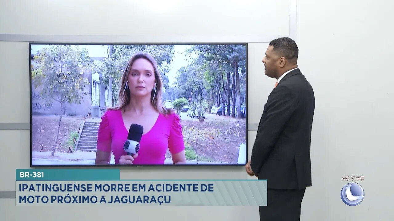 BR-381: Ipatinguense morre em acidente de moto próxima a Jaguaraçu.