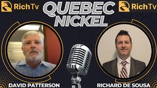 Québec Nickel Corp Ceo Interview with David Patterson (QNI) (QNICF) (7lB) - RICH TV LIVE