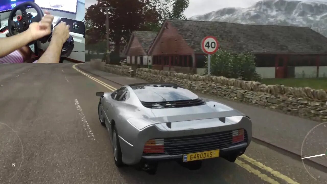 JAGUAR XJ220 Forza Horizon 4 Logitech g29 gameplay