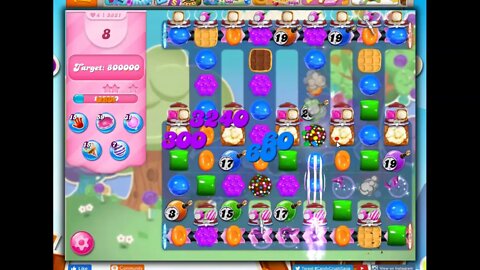 Candy Crush Level 5821 Audio Talkthrough, 30 Moves 0 Booster
