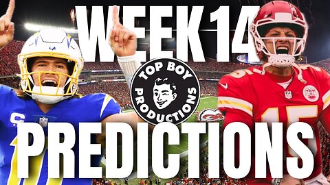 NFL WEEK 14 PREDICTIONS