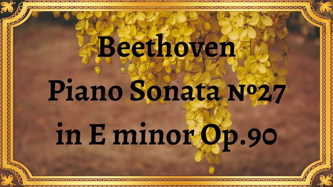 Beethoven Piano Sonata №27 in E minor Op.90