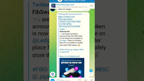 FIBSWAP HUGE NEWS #fibswap #fibotoken #cryptonews #altcoinportfolio #altcoinreview #altcoin #crypto