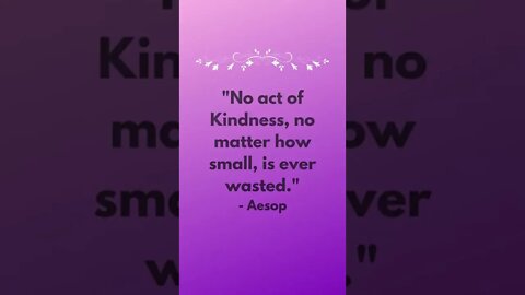 No Act of Kindness