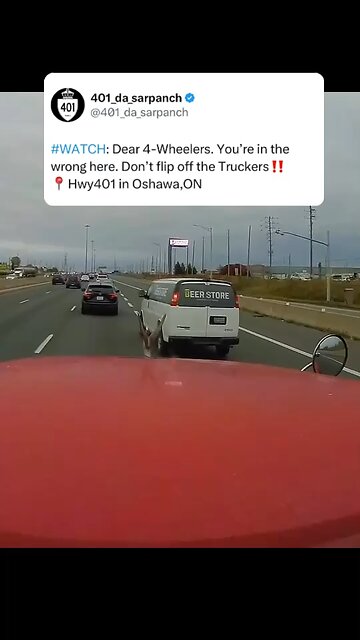 Road Rage On Highway 401