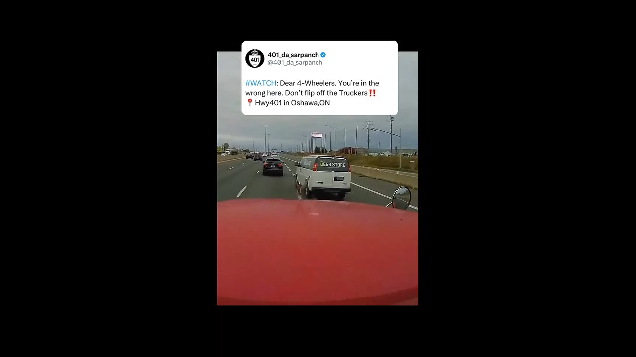 Road Rage On Highway 401