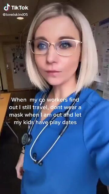 Enfermeira admite que não cumpre regras da Covid-19 e é despedida