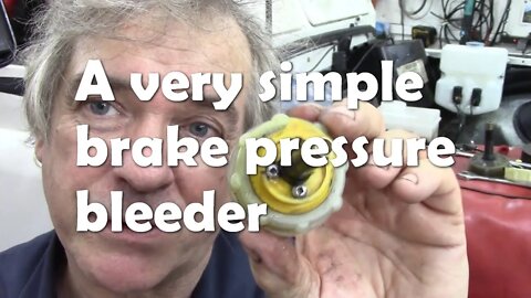 A simple way to pressure bleed brakes