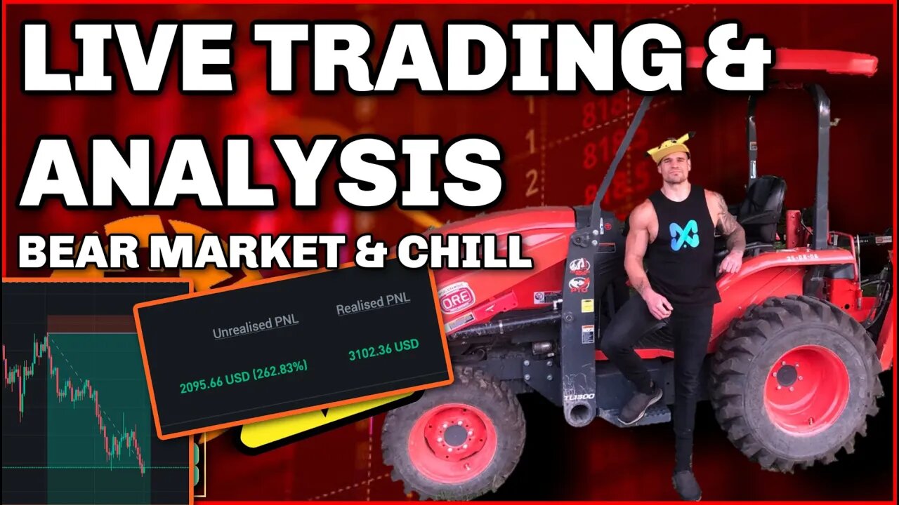 LIVE BITCOIN SHORT TRADE | LUNA SOL ADA | ANALYSIS & TARGETS