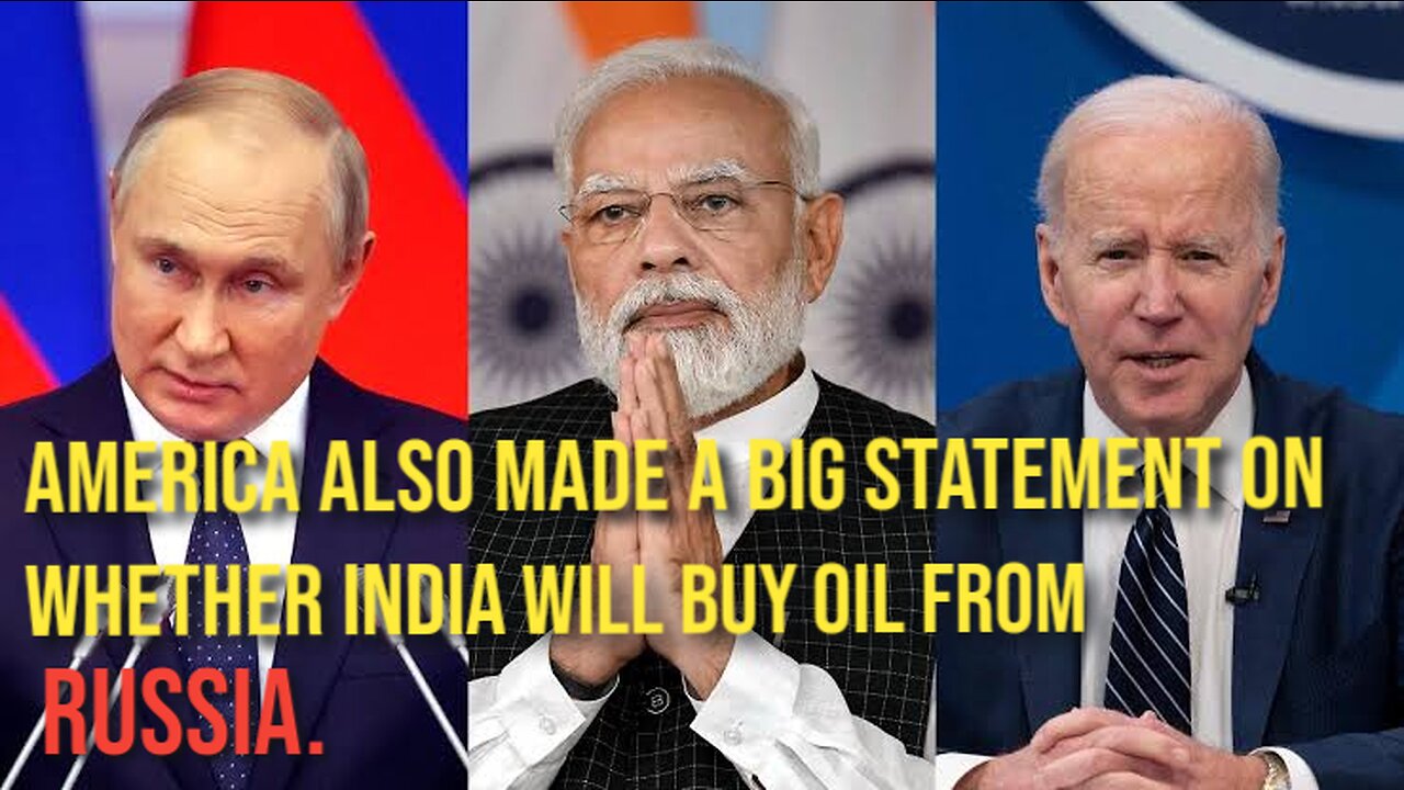 U.S. Perspective on India's Purchase of Russian Oil