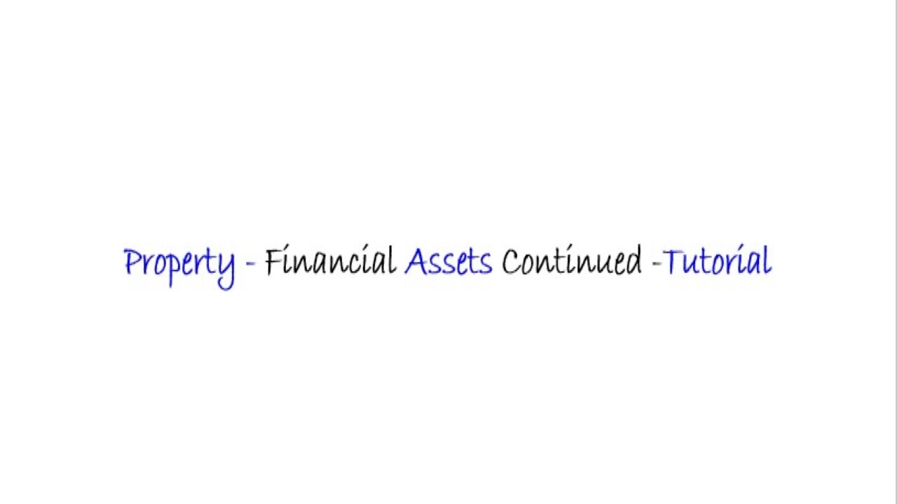 Web - Financial Assets Video 2 - English