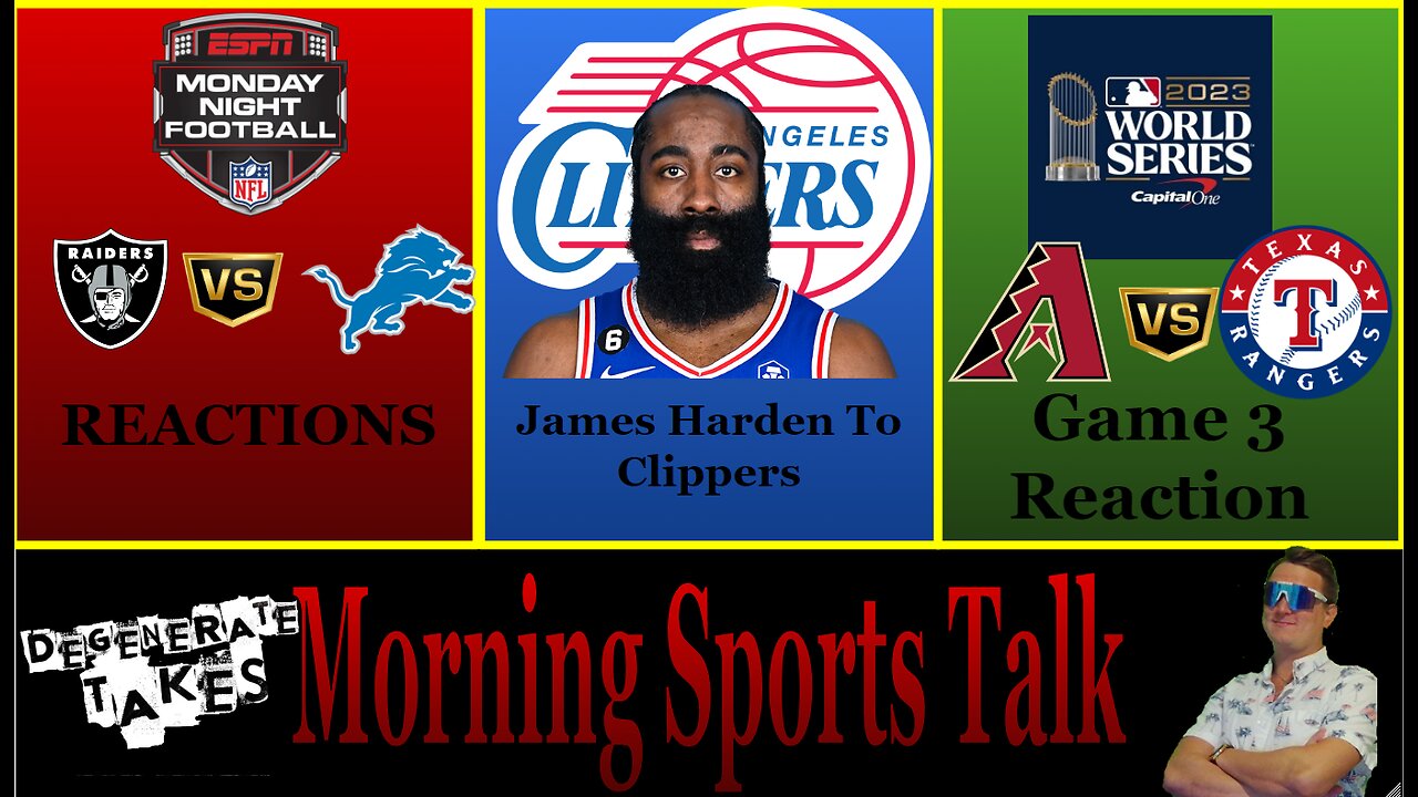 Morning Sports Talk: James Harden Traded...AGAIN