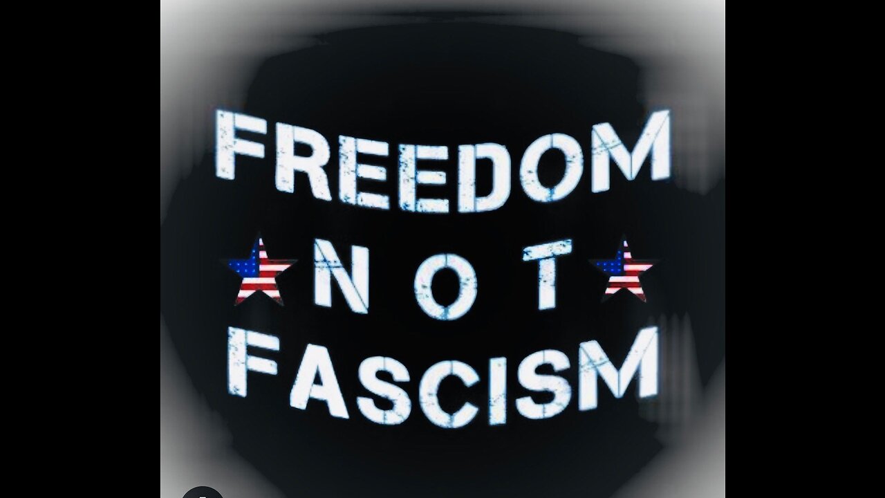 🚨🇺🇸 Freedom Not Fascism 🚫🛑