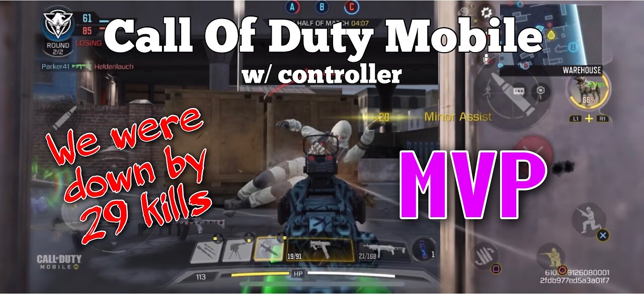 Down By 29 Points! Put The Team On My Back! MVP! Call Of Duty Mobile w/ controller