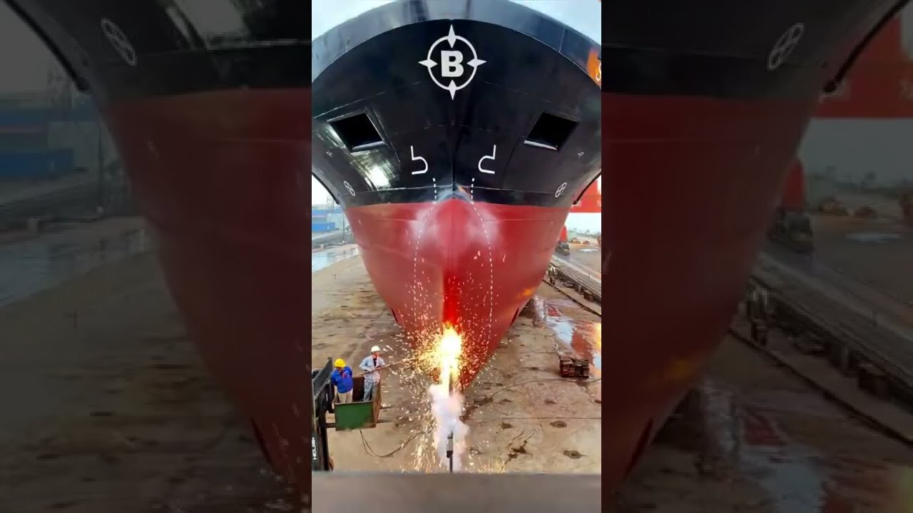 LAUNCH OF SHIPS INTO THE OCEAN