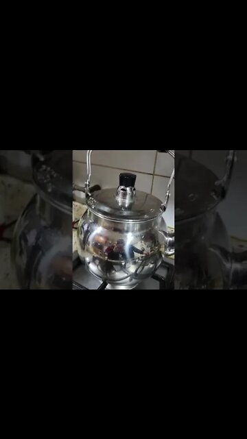 Para los que no conocen las teteras con pitó, ahora suenan así, hasta sonido 🔊 más moderno